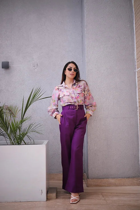 Amaira Formal Coord In Shades Of Purple